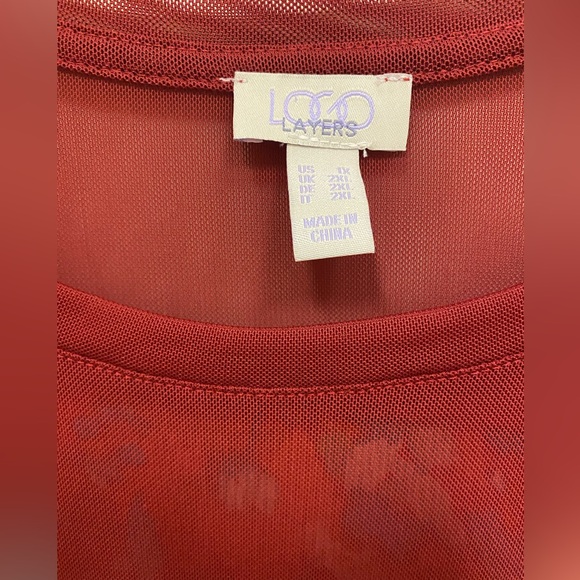 Colorful Floral Long Sleeve Top - Picture 3 of 5